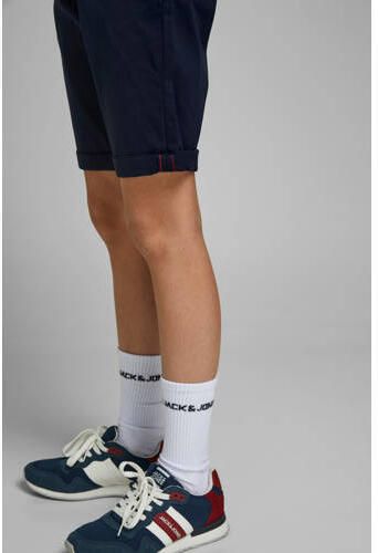Jack & jones JUNIOR bermuda JJIBOWIE donkerblauw Korte broek Jongens Stretchkatoen 140 - Foto 2