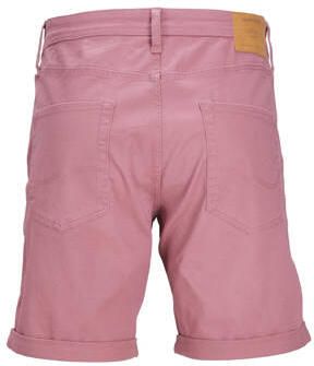 Jack & jones JUNIOR bermuda JPSTRICK JJORIGINAL donkerroze Korte broek Jongens Stretchkatoen 128