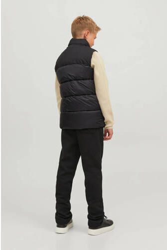 Jack & jones JUNIOR bodywarmer JJETOBY zwart Jongens Polyester Opstaande kraag 152 - Foto 4