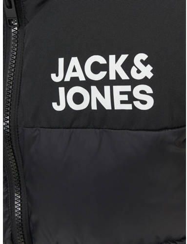 Jack & jones JUNIOR bodywarmer JJETOBY zwart Jongens Polyester Opstaande kraag 128 - Foto 2