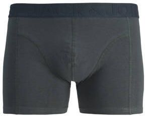 Jack & jones JUNIOR boxershort JACJONAH FLOWER set van 3 donkergroen lichtblauw zwart Jongens Stretchkatoen 152 - Foto 2