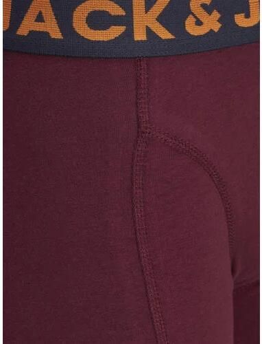 Jack & jones JUNIOR boxershort JACLICHFIELD set van 3 antraciet rood zwart Grijs Jongens Stretchkatoen 152 - Foto 2