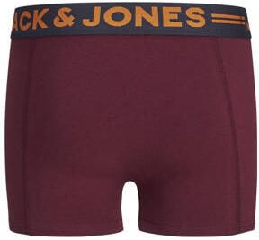 Jack & jones JUNIOR boxershort JACLICHFIELD set van 3 antraciet rood zwart Grijs Jongens Stretchkatoen 152 - Foto 6