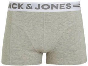 Jack & jones JUNIOR boxershort set van 3 zwart wit grijs melange Jongens Stretchkatoen 164 - Foto 11