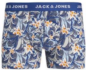 Jack & jones JUNIOR boxershort set van 7 groen blauw multicolor Jongens Stretchkatoen 128