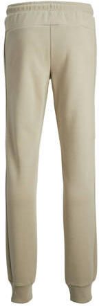 Jack & jones JUNIOR broek JPSTWILL JJFUSION beige Jongens Sweat Effen 128