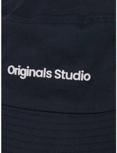 Jack & jones JUNIOR bucket hat JACVESTERBRO donkerblauw Hoed Jongens Katoen L XL