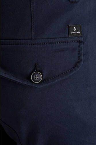 Jack & jones JUNIOR cargobroek JJIPAUL donkerblauw Jongens Stretchkatoen 140 - Foto 8
