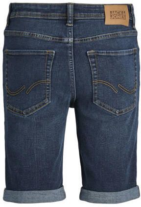 Jack & jones JUNIOR denim short blue denim Blauw Jongens Stretchdenim Effen 134 - Foto 4