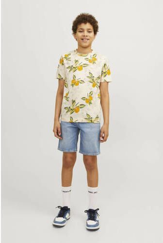 Jack & jones JUNIOR denim short JJICHRIS JJORIGINAL blue denim Korte broek Blauw 164