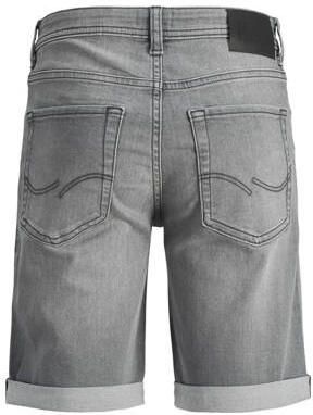 Jack & jones JUNIOR denim short JJIRICK JJIORIGINAL grey denim Korte broek Grijs Jongens Stretchdenim 176 - Foto 3