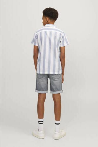 Jack & jones JUNIOR denim short JJIRICK JJIORIGINAL grey denim Korte broek Grijs Jongens Stretchdenim 176 - Foto 2