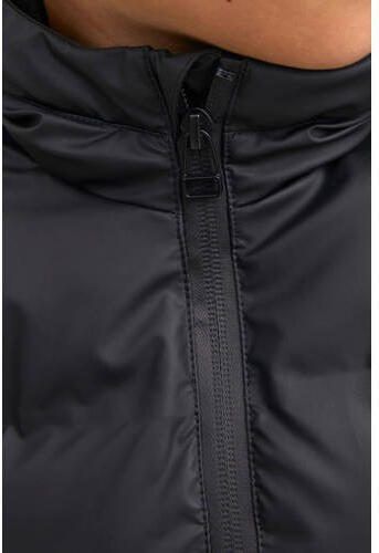 Jack & jones JUNIOR gewatteerde winterjas JCOELEMENTS zwart Jongens Polyester Capuchon 140 - Foto 4