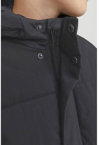 Jack & jones JUNIOR gewatteerde winterjas JJEFORCE zwart Jongens Gerecycled dons (duurzaam) Capuchon 176 - Foto 3