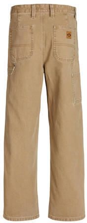 Jack & jones JUNIOR high waist loose fit jeans JJIALEX JJCARPENTER tigers eye Bruin Jongens Katoen 128 - Foto 3