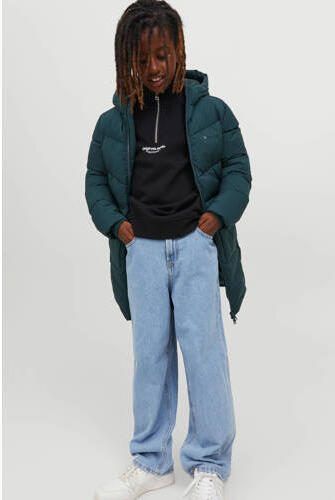 Jack & Jones Junior Relax fit jeans JJIALEX met Baggy Fit en hoge taille Slijtage-effecten modieus relaxed fit denim - Foto 4