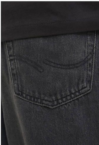 JACK & JONES JUNIOR high waist extra baggy jeans black denim Zwart Effen - Foto 9