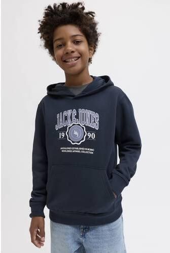 JACK & JONES JUNIOR hoodie donkerblauw Sweater Logo - Foto 9