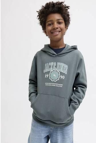 JACK & JONES JUNIOR hoodie grijsblauw Sweater Logo - Foto 11