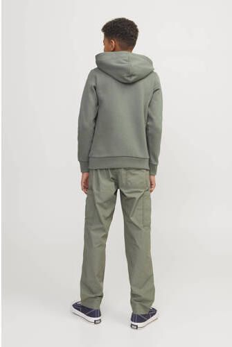 Jack & jones JUNIOR hoodie JCOLOGAN met logo zachtgroen Sweater Logo 128 - Foto 2