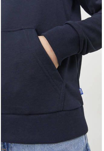 Jack & jones JUNIOR hoodie JJEBRADLEY donkerblauw Sweater Effen 140 - Foto 8