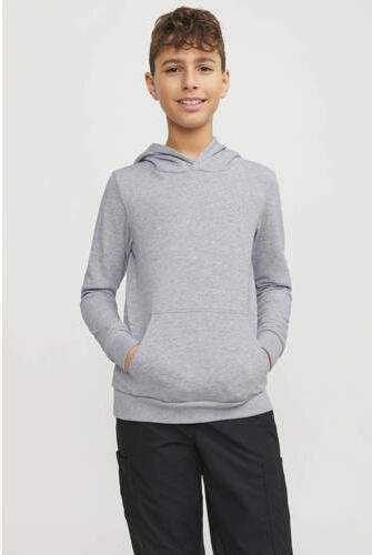 Jack & jones JUNIOR hoodie JJEBRADLEY SWEAT HOOD NOOS JNR grijs melange Sweater 116 - Foto 3