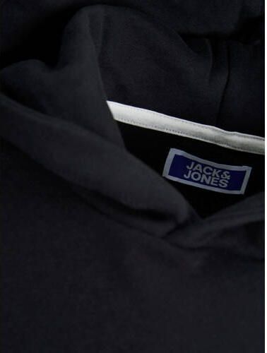 Jack & jones JUNIOR hoodie JJEJOSH met logo zwart Sweater Logo 116 - Foto 3
