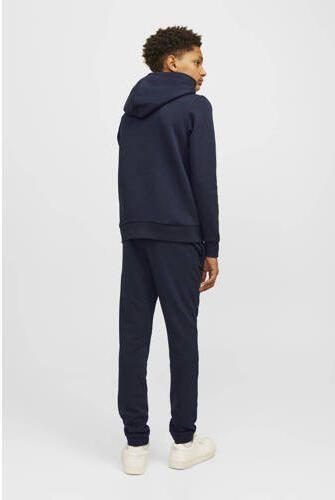 Jack & jones JUNIOR hoodie JJELOGO met logo donkerblauw Sweater Logo 140
