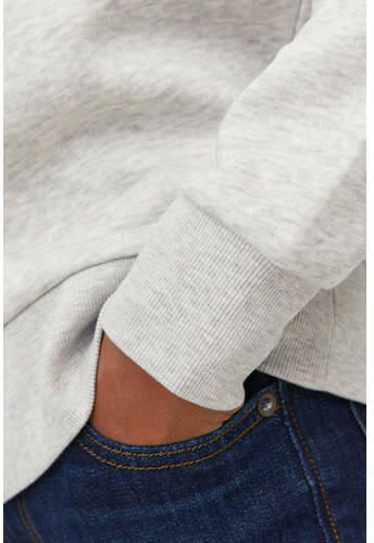 Jack & jones JUNIOR hoodie JJELOGO met logo lichtgrijs melange Sweater 164 - Foto 3