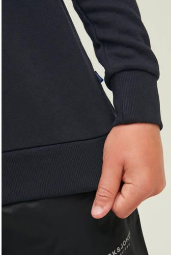 Jack & jones JUNIOR hoodie JJELOGO met logo zwart Sweater Logo 152 - Foto 3