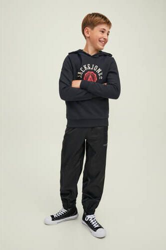 Jack & jones JUNIOR hoodie JJELOGO met logo zwart Sweater Logo 152 - Foto 4