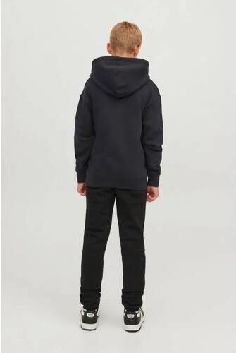 Jack & jones JUNIOR hoodie JJESTAR met logo zwart Sweater Logo 128 - Foto 2