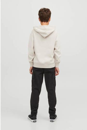 Jack & jones JUNIOR hoodie JORVESTERBRO met tekst offwhite Sweater Ecru 128 - Foto 2