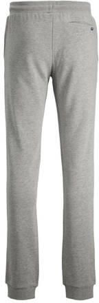Jack & jones JUNIOR joggingbroek JJIGORDON grijs melange Jongens Katoen 152 - Foto 6