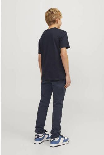 Jack & jones JUNIOR joggingbroek JPSTGORDON JJSWIFT met logo donkerblauw Jongens Sweat 128 - Foto 2