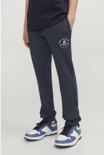 Jack & jones JUNIOR joggingbroek JPSTGORDON JJSWIFT met logo donkerblauw Jongens Sweat 128 - Foto 3