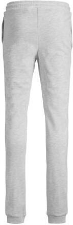 Jack & jones JUNIOR joggingbroek JPSTGORDON JJSWIFT met logo wit melange Jongens Sweat 176