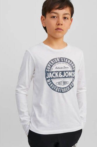 Jack & Jones Junior Shirt met lange mouwen JJEJEANS TEE LS O-NECK 23 24 NOOS JNR - Foto 3