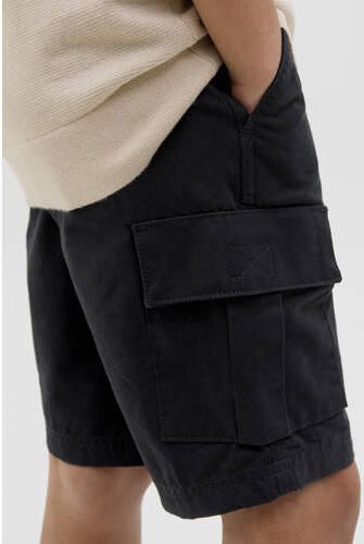 JACK & JONES JUNIOR loose cargo short zwart Korte broek Jongens Katoen - Foto 4