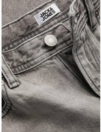 Jack & jones JUNIOR loose fit jeans JJICHRIS grijs Jongens Katoen Effen 128 - Foto 3