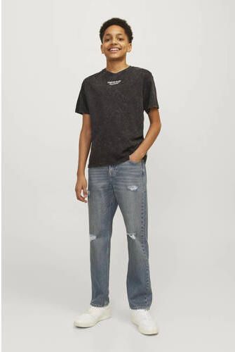Jack & jones JUNIOR loose fit jeans JJICHRIS JJORIGINAL blue denim Blauw Jongens Katoen 128 - Foto 3