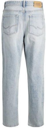 Jack & jones JUNIOR loose fit jeans JJICHRIS JJORIGINAL light blue denim Blauw 134