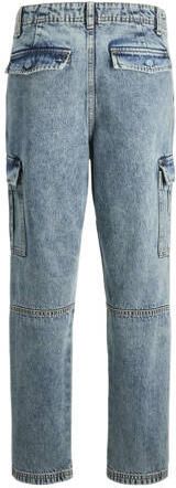 Jack & jones JUNIOR loose fit jeans JJICHRIS JJWADE blue denim Blauw Effen 152 - Foto 2