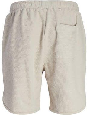 Jack & jones JUNIOR loose fit sweatshort JPSTKARL JJFRED ecru Korte broek 128