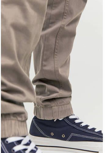 Jack & jones JUNIOR low waist slim fit cargobroek JPSTPAUL beige Jongens Stretchkatoen 152 - Foto 4