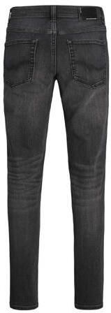 Jack & jones JUNIOR low waist slim fit jeans JJIGLENN JJIORIGINAL black denim Zwart Jongens Stretchdenim 128