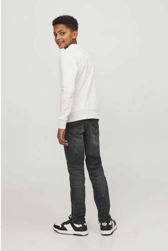 Jack & jones JUNIOR low waist slim fit jeans JJIGLENN JJIORIGINAL black denim Zwart Jongens Stretchdenim 128 - Foto 3