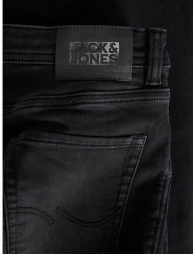 Jack & jones JUNIOR low waist slim fit jeans JJIGLENN JJORIGINAL black denim Zwart Jongens Stretchdenim 116 - Foto 3
