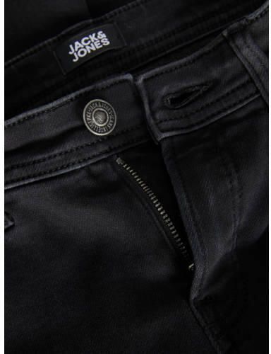 Jack & jones JUNIOR low waist slim fit jeans JJIGLENN JJORIGINAL black denim Zwart Jongens Stretchdenim 116 - Foto 2