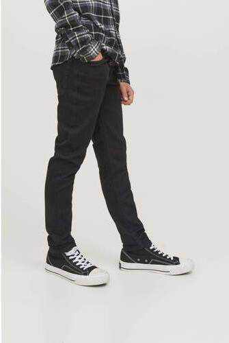Jack & jones JUNIOR low waist slim fit jeans JJIGLENN JJORIGINAL black denim Zwart Jongens Stretchdenim 146 - Foto 3